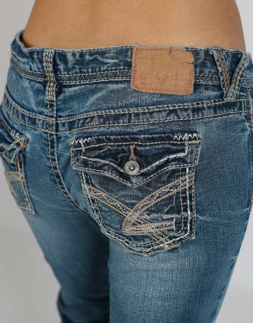Vintage Unbranded S bootcut jeans in blue, 4 of 4