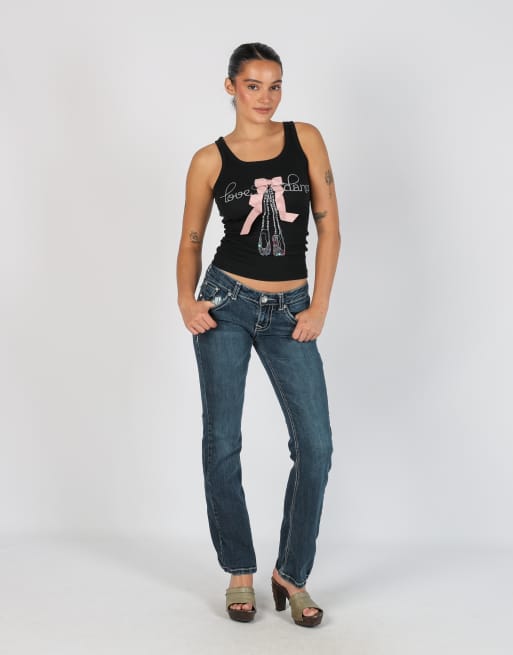 Vintage Unbranded S bootcut jeans in blue, 1 of 4