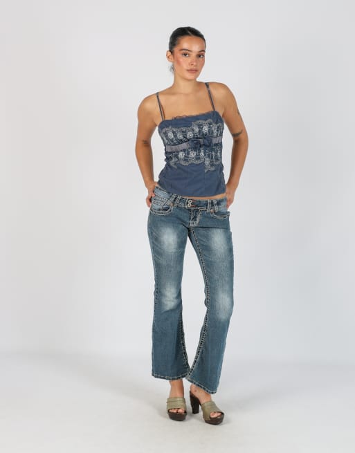 Vintage Unbranded S bootcut jeans in blue, 1 of 4
