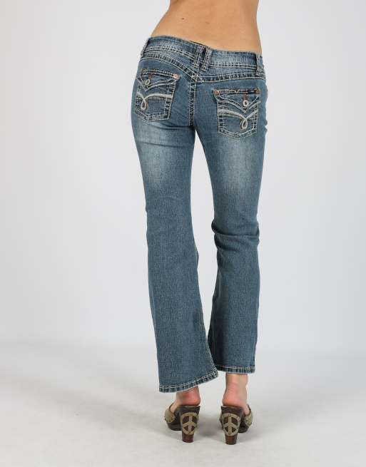 Vintage Unbranded S bootcut jeans in blue, 4 of 4
