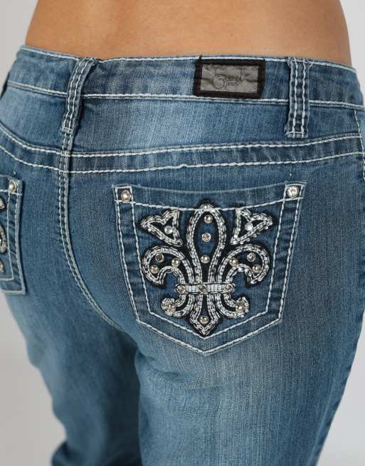 Vintage Unbranded S bootcut jeans in blue, 4 of 4