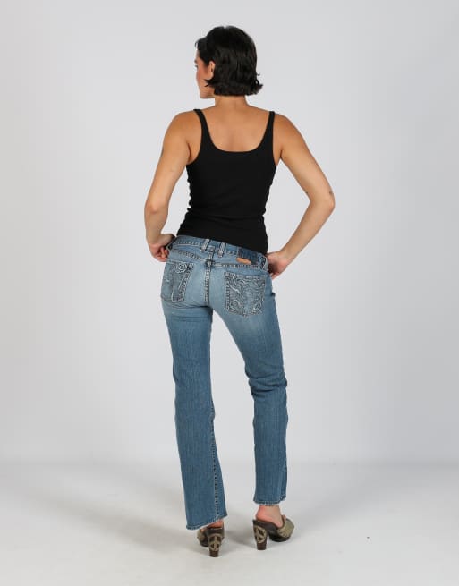 Vintage Unbranded S bootcut jeans in blue, 3 of 4