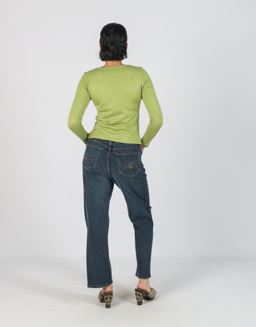 Vintage Unbranded S bootcut jeans in blue, 3 of 4