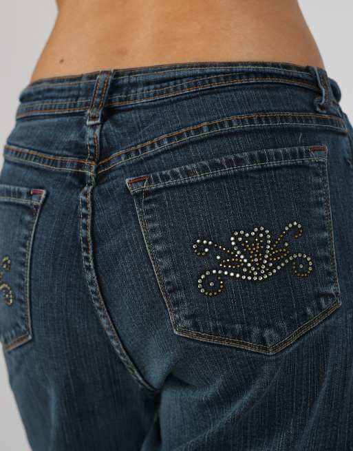 Vintage Unbranded S bootcut jeans in blue, 4 of 4