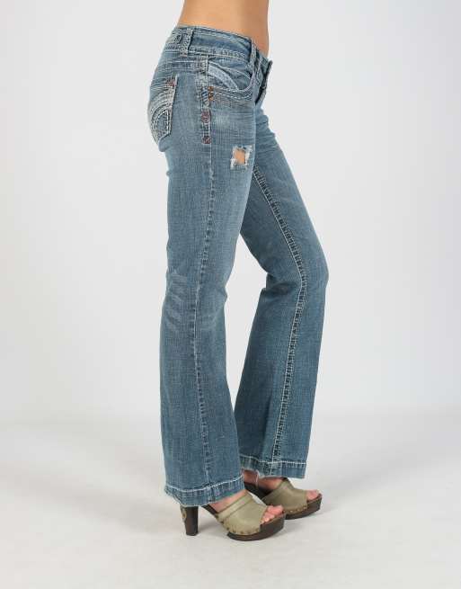 Vintage Unbranded S bootcut jeans in blue, 2 of 4