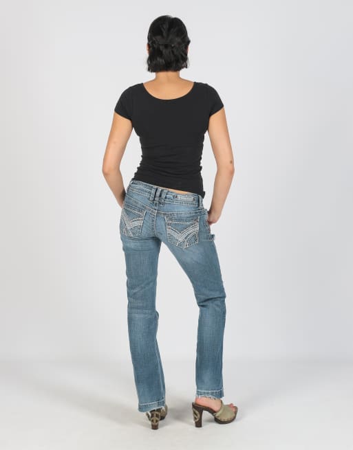 Vintage Unbranded S bootcut jeans in blue, 3 of 4