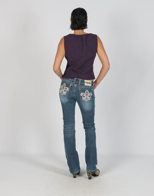 Vintage Unbranded S bootcut jeans in blue, 3 of 4
