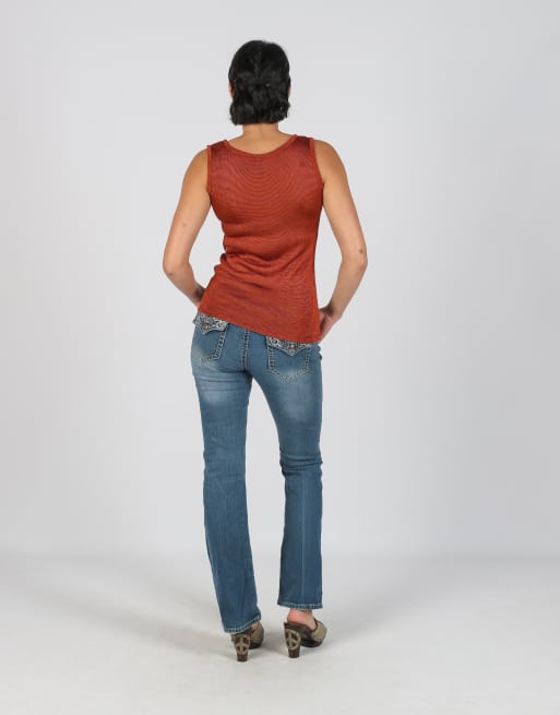 Vintage Unbranded S bootcut jeans in blue, 3 of 4