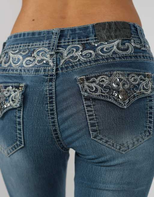 Vintage Unbranded S bootcut jeans in blue, 4 of 4
