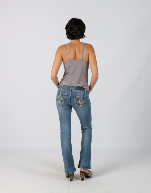 Vintage Unbranded S bootcut jeans in blue, 3 of 4