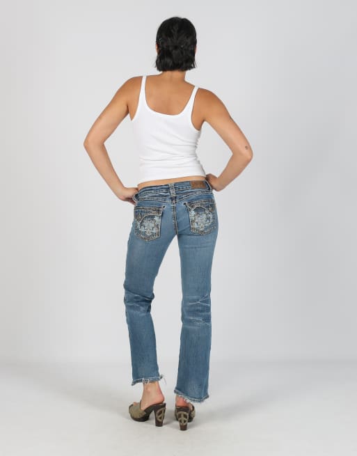 Vintage Unbranded S bootcut jeans in blue, 3 of 4