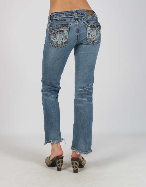 Vintage Unbranded S bootcut jeans in blue, 4 of 4