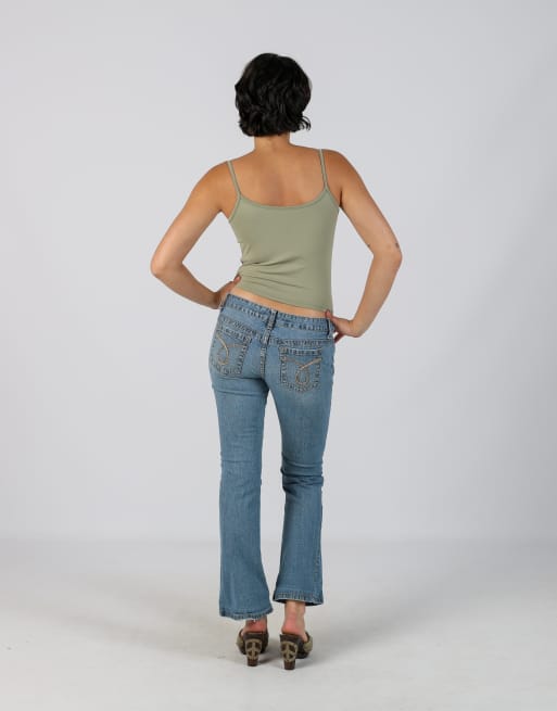 Vintage Unbranded S bootcut jeans in blue, 3 of 4