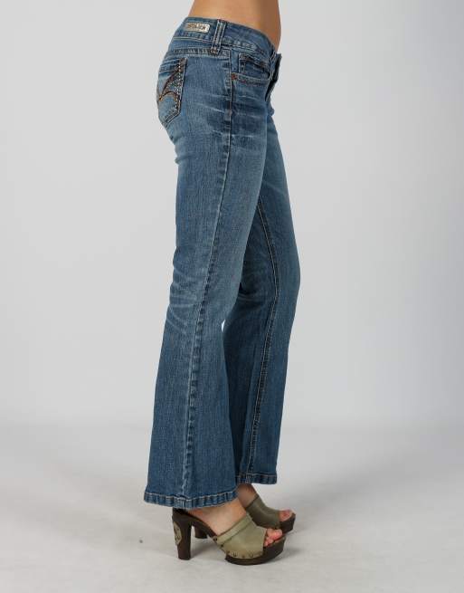 Vintage Unbranded S bootcut jeans in blue, 2 of 4