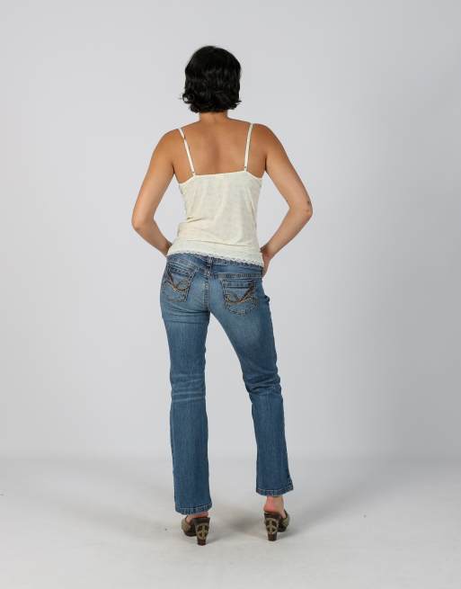 Vintage Unbranded S bootcut jeans in blue, 3 of 4