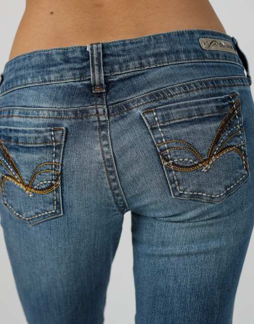 Vintage Unbranded S bootcut jeans in blue, 4 of 4