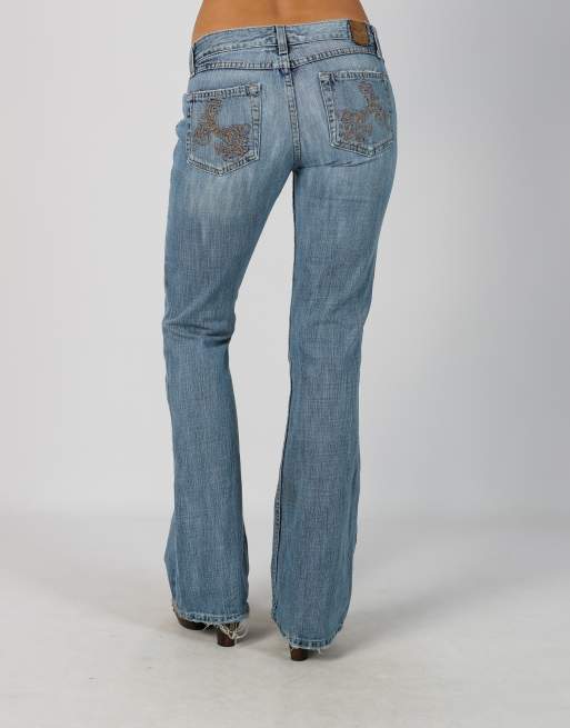 Vintage Unbranded S bootcut jeans in blue, 2 of 4
