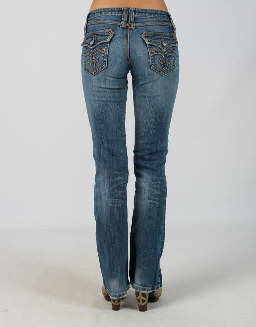 Vintage Unbranded S bootcut jeans in blue, 4 of 4