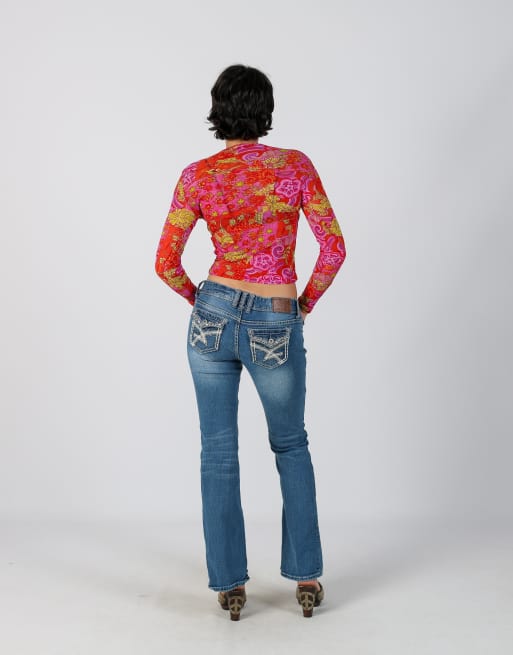 Vintage Unbranded S bootcut jeans in blue, 3 of 4