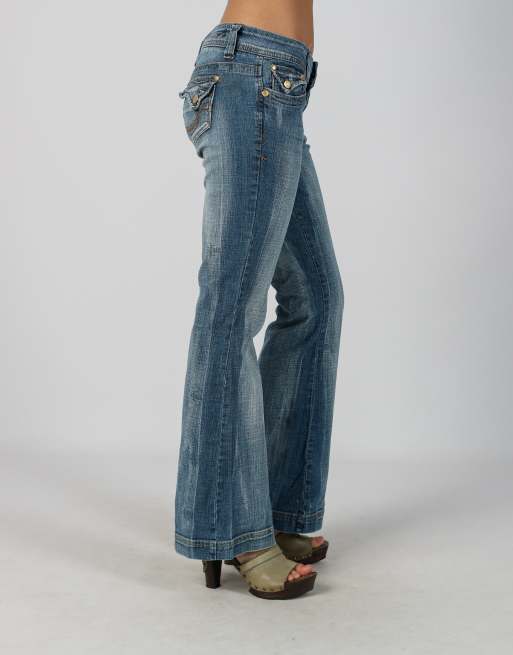 Vintage Unbranded S bootcut jeans in blue, 2 of 4