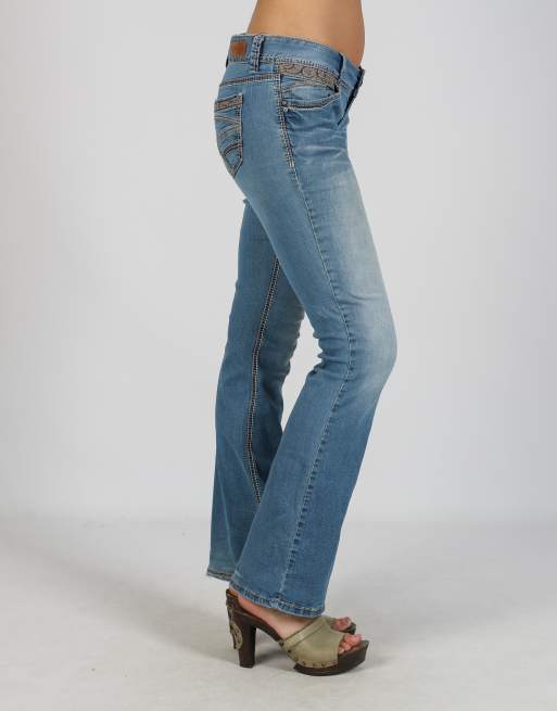 Vintage Unbranded S bootcut jeans in light blue, 2 of 4