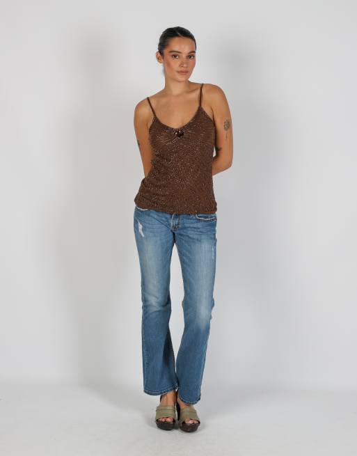 Vintage Unbranded S bootcut jeans in light blue, 1 of 4