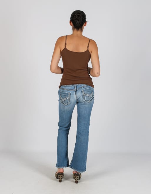Vintage Unbranded S bootcut jeans in light blue, 3 of 4