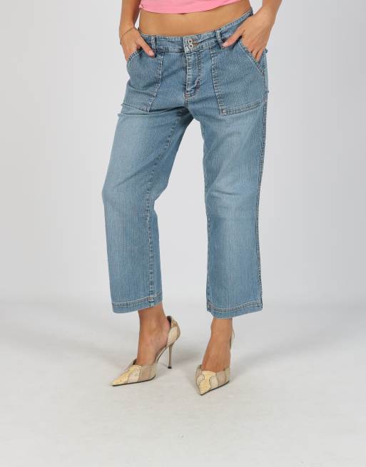 Vintage Unbranded S bootcut jeans in light blue, 2 of 4