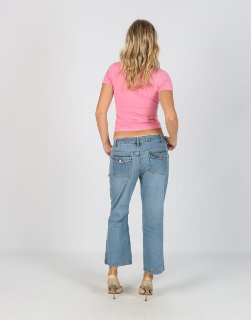 Vintage Unbranded S bootcut jeans in light blue, 3 of 4