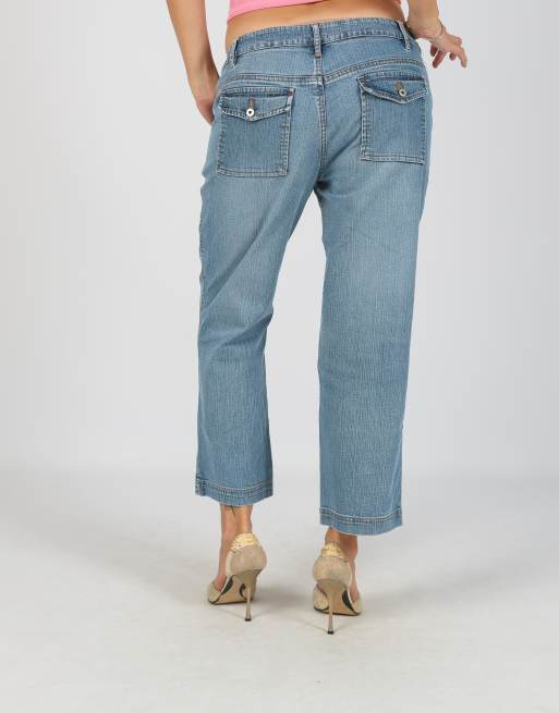 Vintage Unbranded S bootcut jeans in light blue, 4 of 4