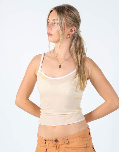 Vintage Unbranded S Cami Cream - view 1