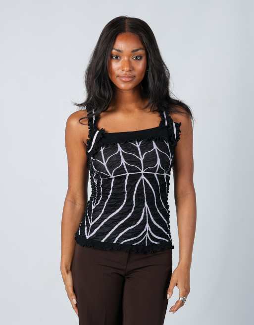 Vintage Unbranded S cami in black