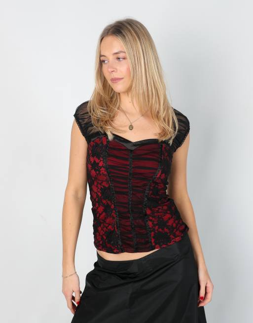 Vintage Unbranded S cami in black