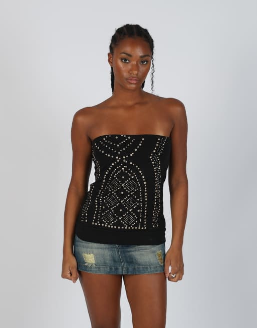 Vintage Unbranded S cami in black
