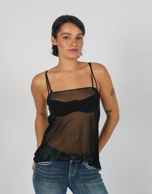 Vintage Unbranded S cami in black, 1 of 4