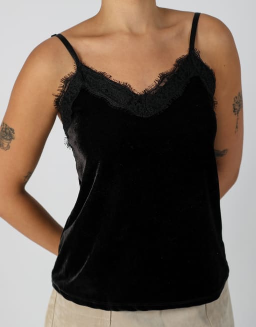 Vintage Unbranded S cami in black, 4 of 4