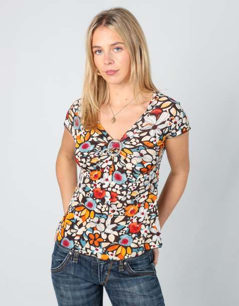 Vintage Unbranded S cami in brown - view 1