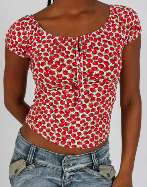 Vintage Unbranded S cami in burgundy red, 4 of 4