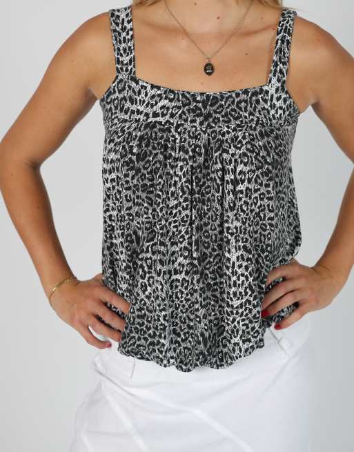 Vintage Unbranded S cami in charcoal grey, 4 of 4
