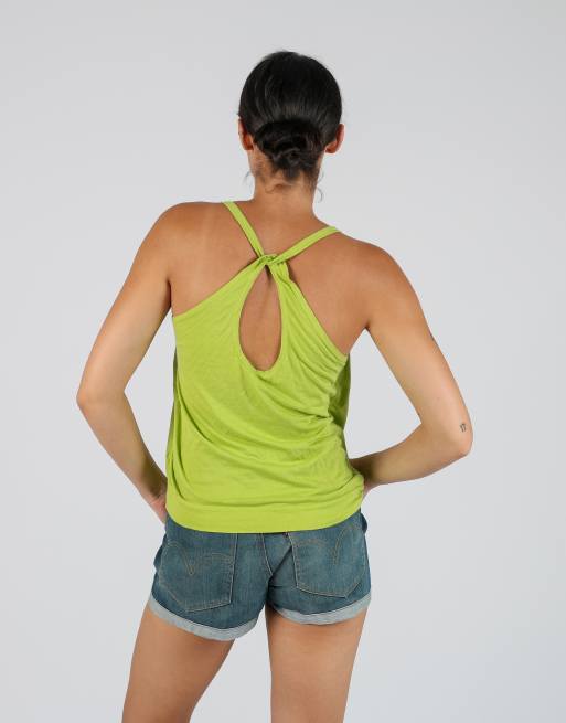 Vintage Unbranded S cami in light green, 3 of 4