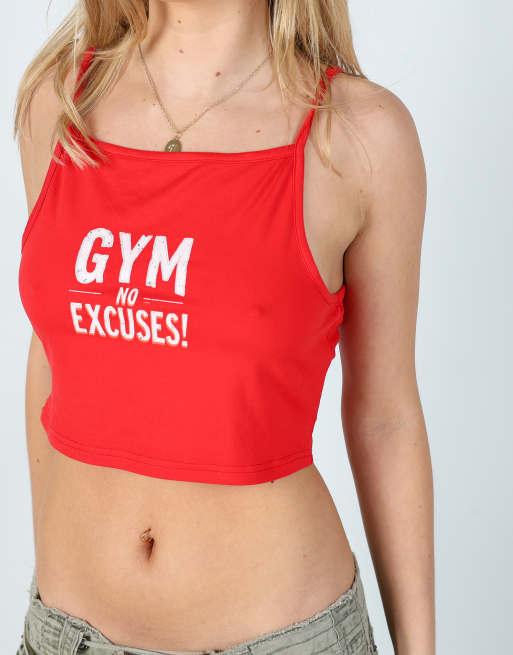Vintage Unbranded S cami in red, 4 of 4