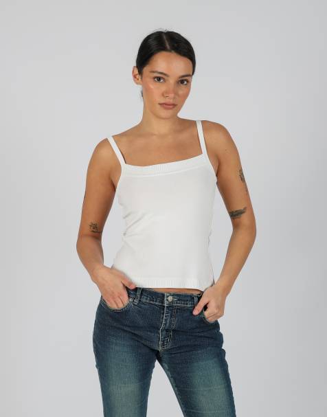 Vintage Unbranded S cami in white - view 1