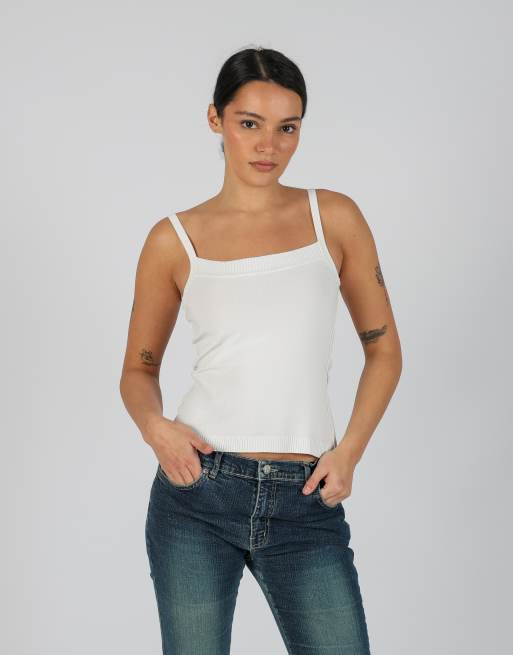 Vintage Unbranded S cami in white