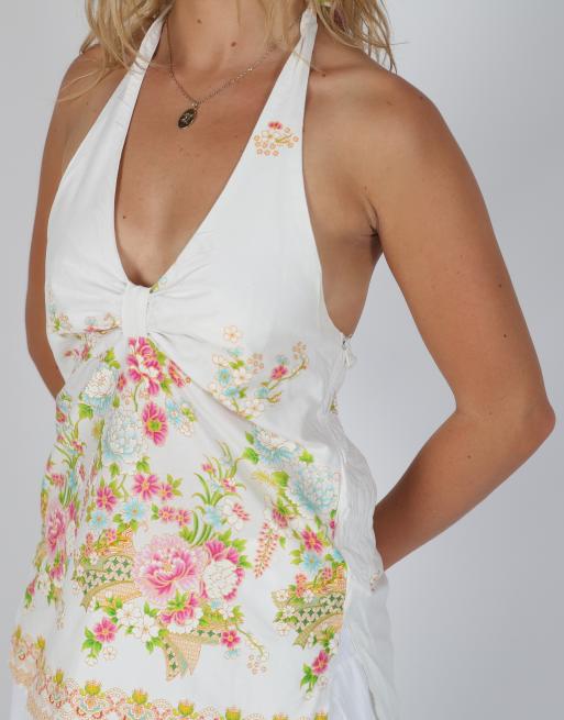 Vintage Unbranded S cami in white, 4 of 4