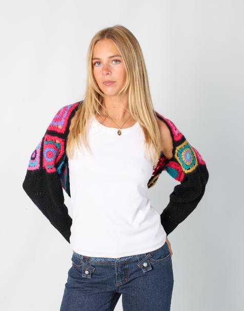 Vintage Unbranded S cardigan in black - view 1