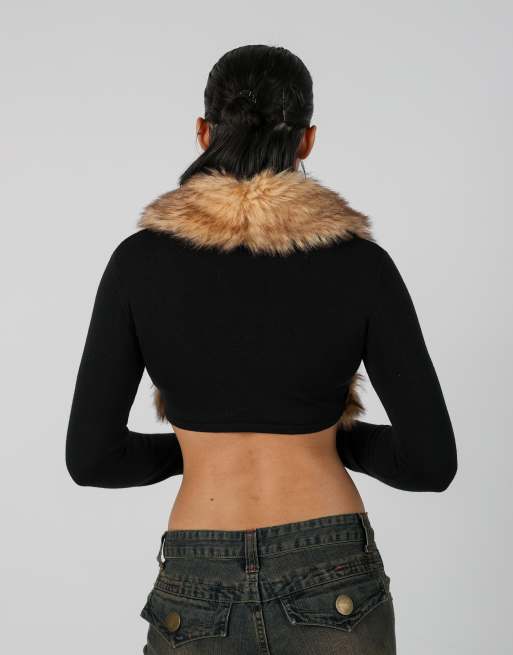 Vintage Unbranded S cardigan in black, 2 of 4