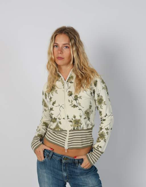 Vintage Unbranded S cardigan in cream, 1 of 4