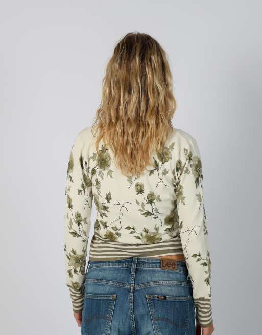 Vintage Unbranded S cardigan in cream, 2 of 4