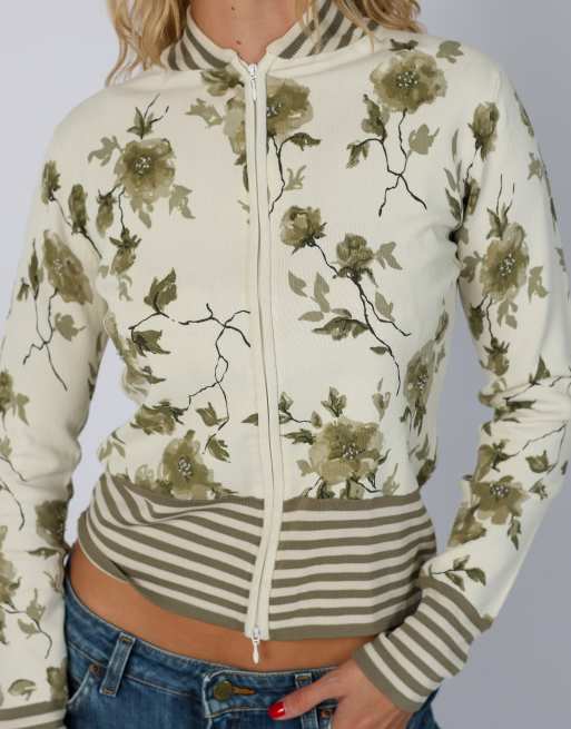 Vintage Unbranded S cardigan in cream, 4 of 4