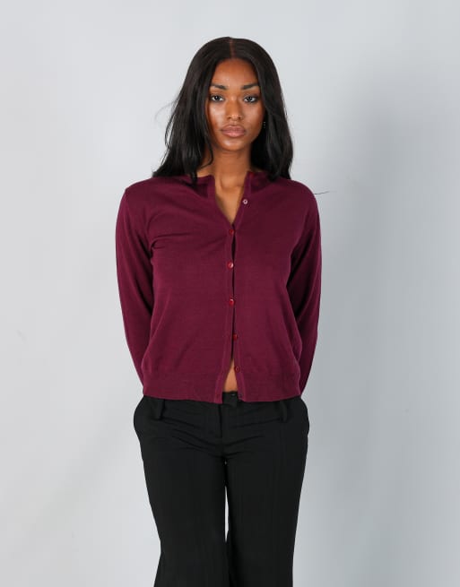 Vintage Unbranded S cardigan in purple